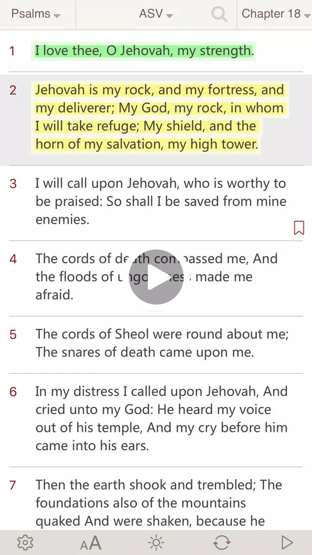 Bible : Holy Bible ASV - Bible Study on the go Screenshots