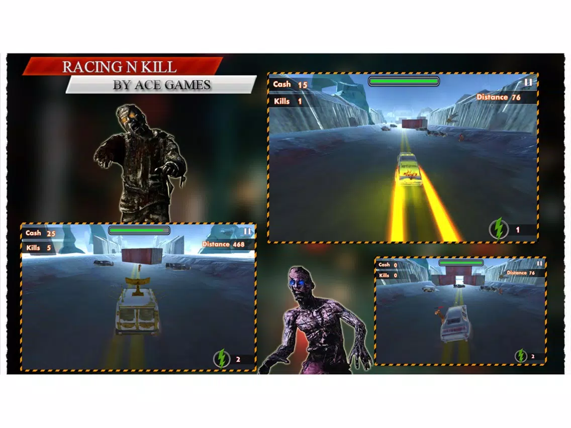 Racing N Kill Zombie iPad 应用截图