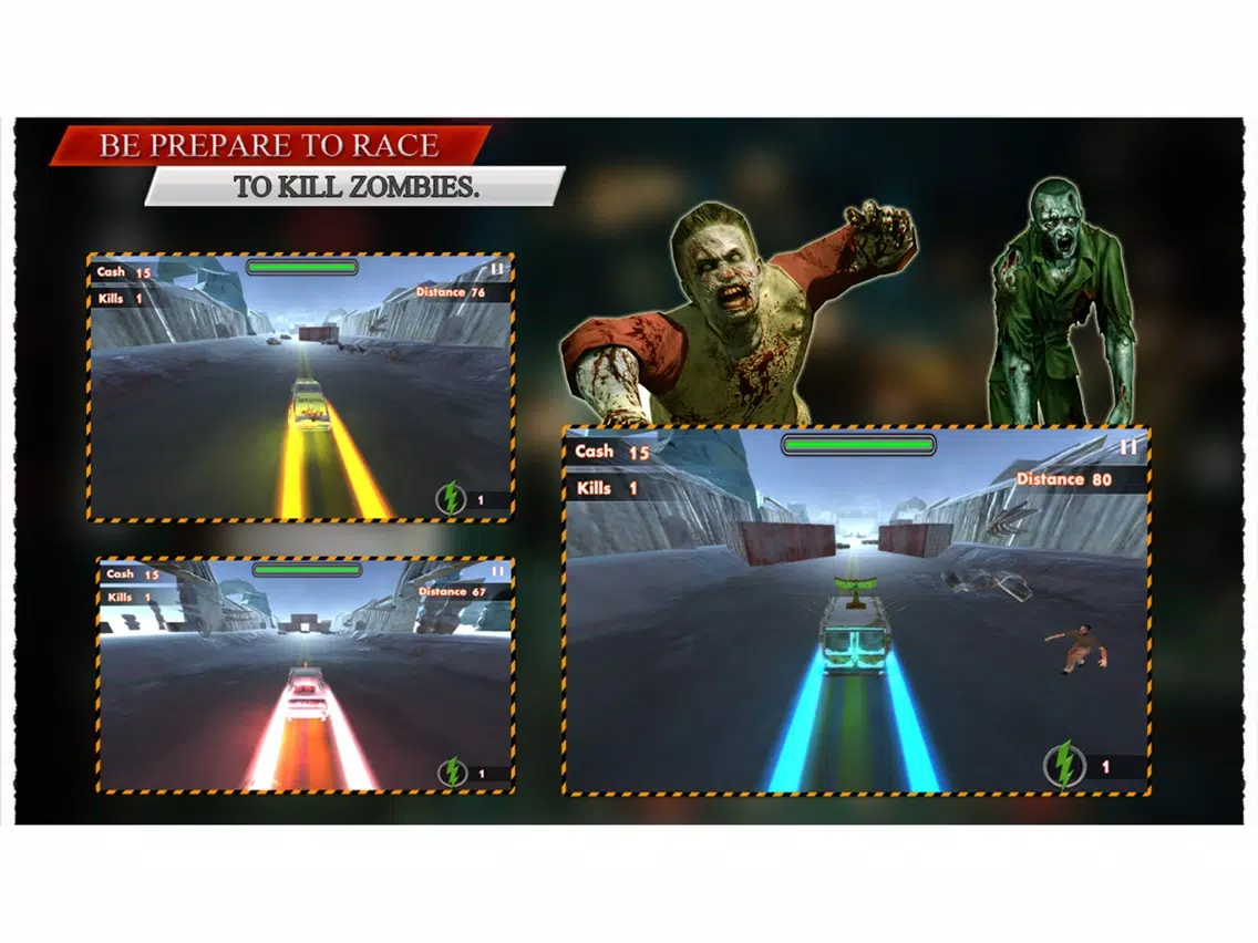 Racing N Kill Zombie iPad 应用截图