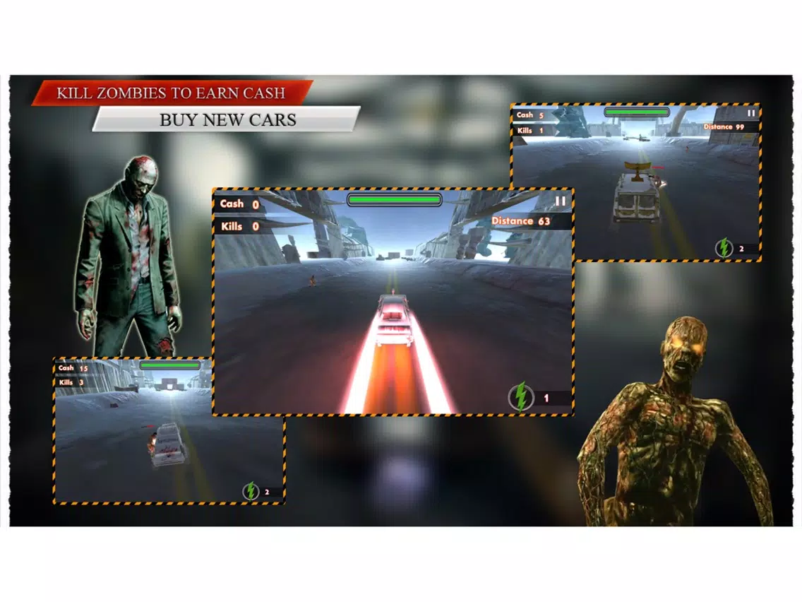 Racing N Kill Zombie iPad 应用截图