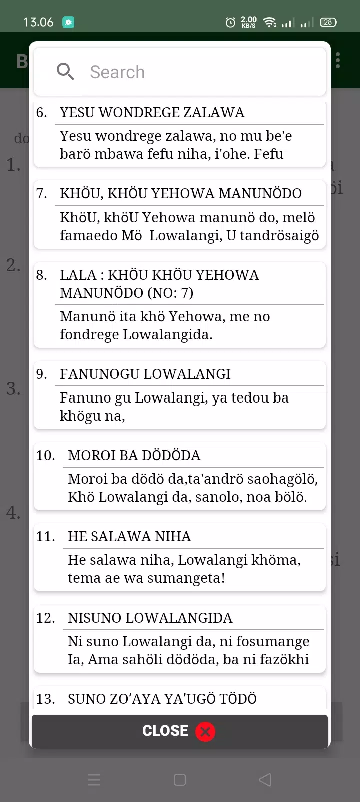 Buku Zinuno Gereja AMIN Screenshots