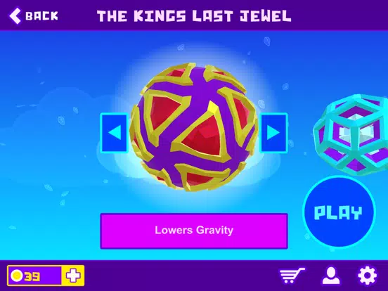 Tangkapan layar Spirit Ball iPad 