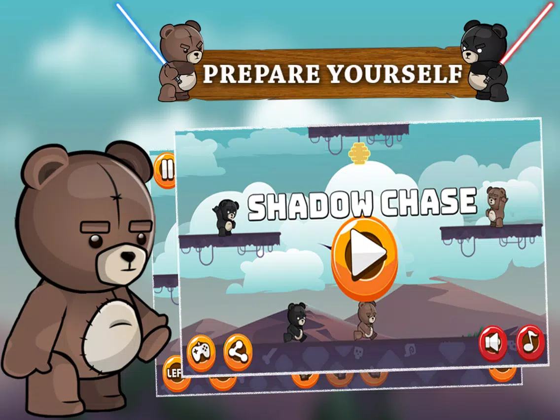 Shadow Chase - Run Bear Run iPad Screenshots