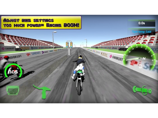 Capturas de tela do Drag Bike Racing: Nitro Wars iPad 