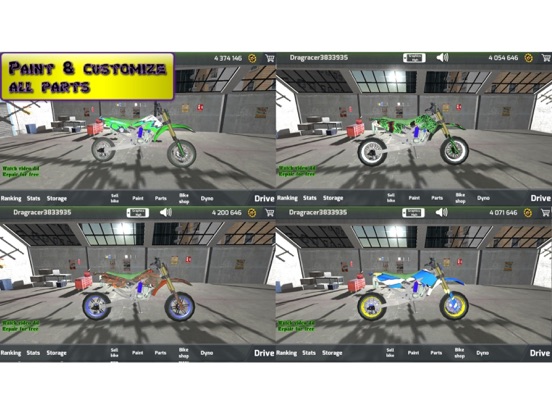 Capturas de tela do Drag Bike Racing: Nitro Wars iPad 
