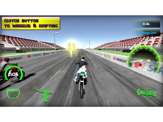 Capturas de tela do Drag Bike Racing: Nitro Wars iPad 
