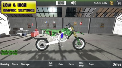 Capturas de tela do Drag Bike Racing: Nitro Wars
