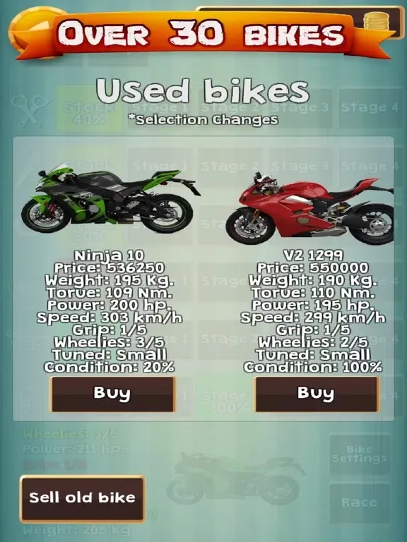 ภาพหน้าจอของ Drag Racing Manager Bike Race iPad 