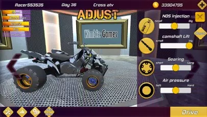 Capturas de tela do Drag Bikes 2 moto Drag racing