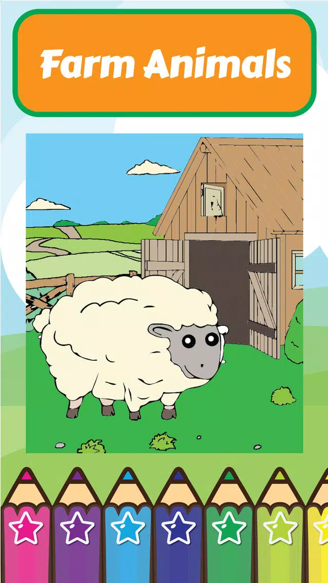 Coloring My Cute Farm Animals for Preschool boy and girl Screenshots