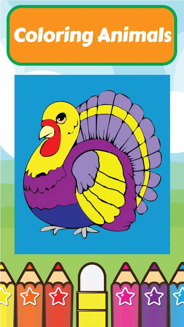 Coloring My Cute Farm Animals for Preschool boy and girl Screenshots