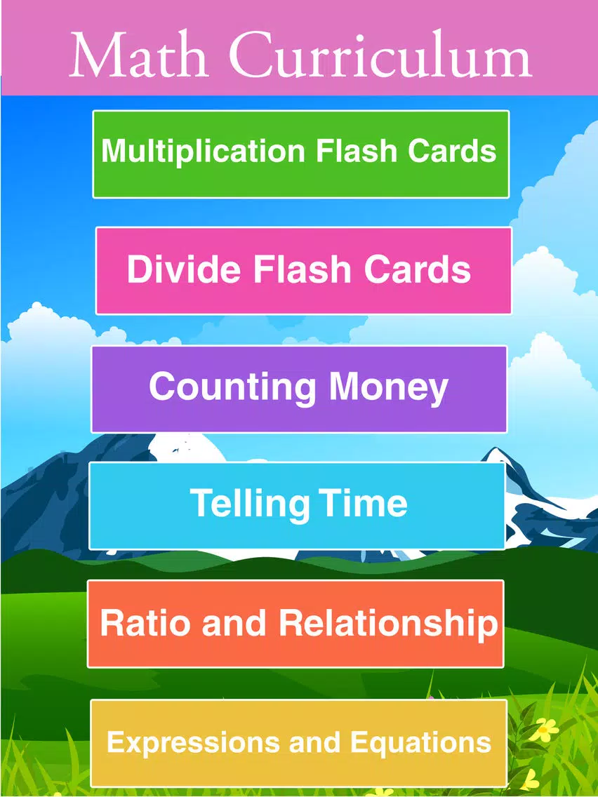 4th Grade Math Curriculum Monkey School iPad Screenshots