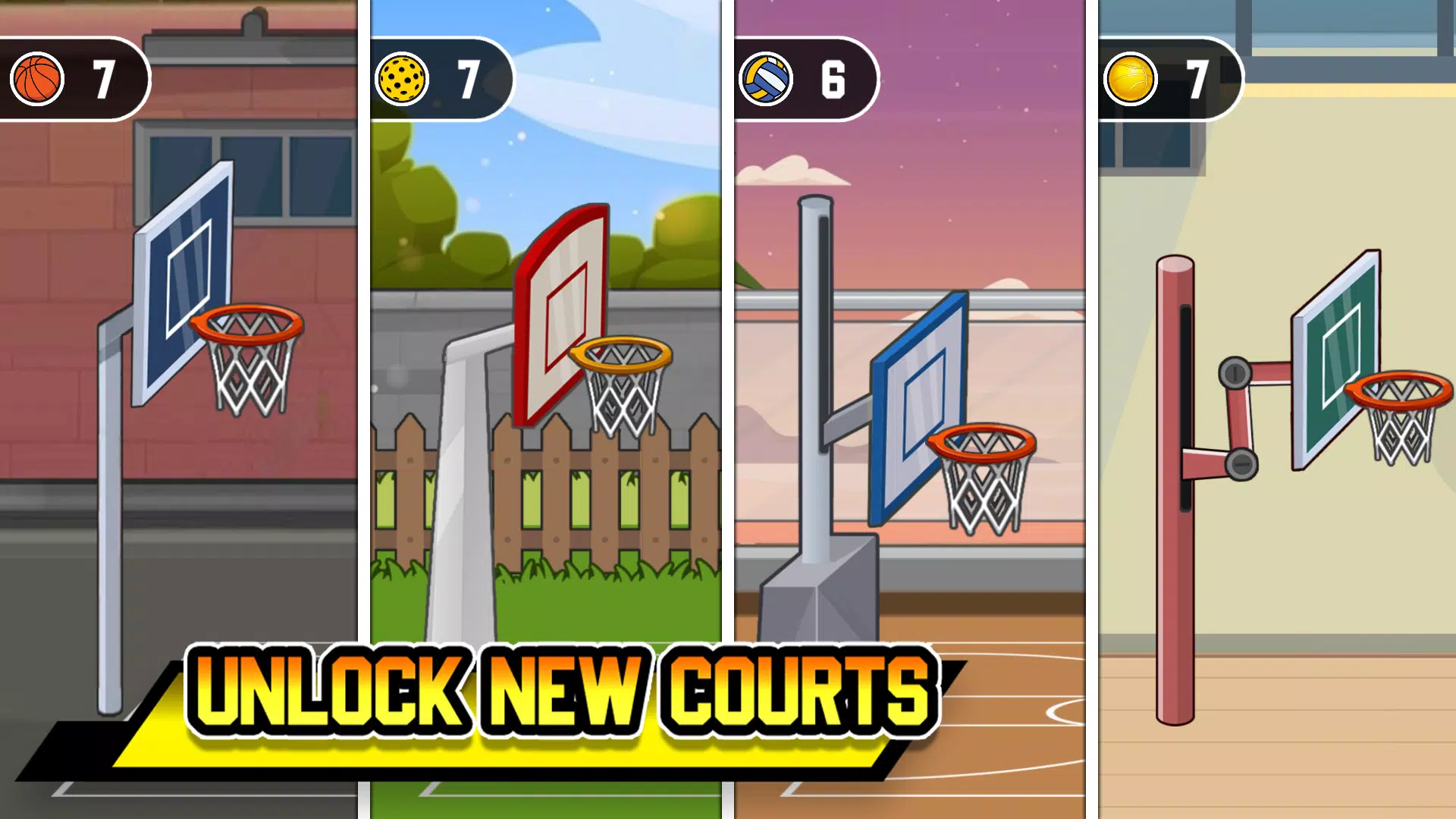 King of Basketball Shooting Screenshots