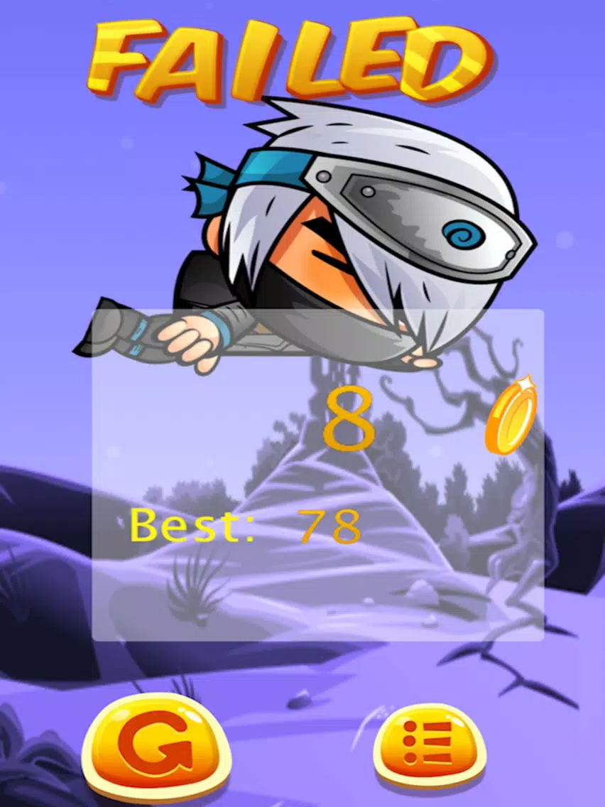 Capturas de tela do NINJA RUNNING JUMP iPad 