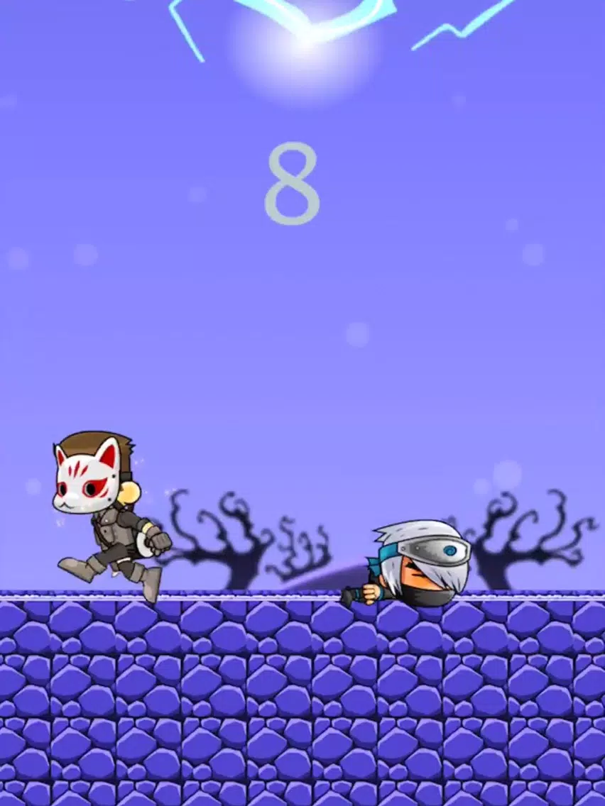 Capturas de tela do NINJA RUNNING JUMP iPad 