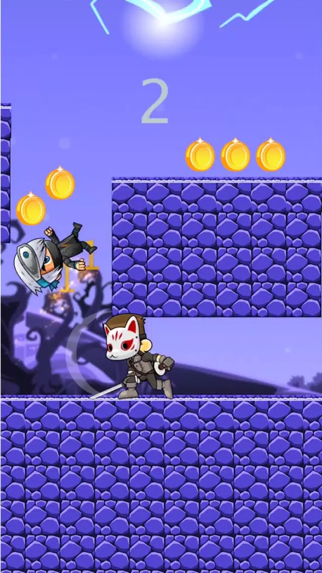 Capturas de tela do NINJA RUNNING JUMP