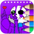 Super Sans Coloring Book Super Sans Coloring Book
