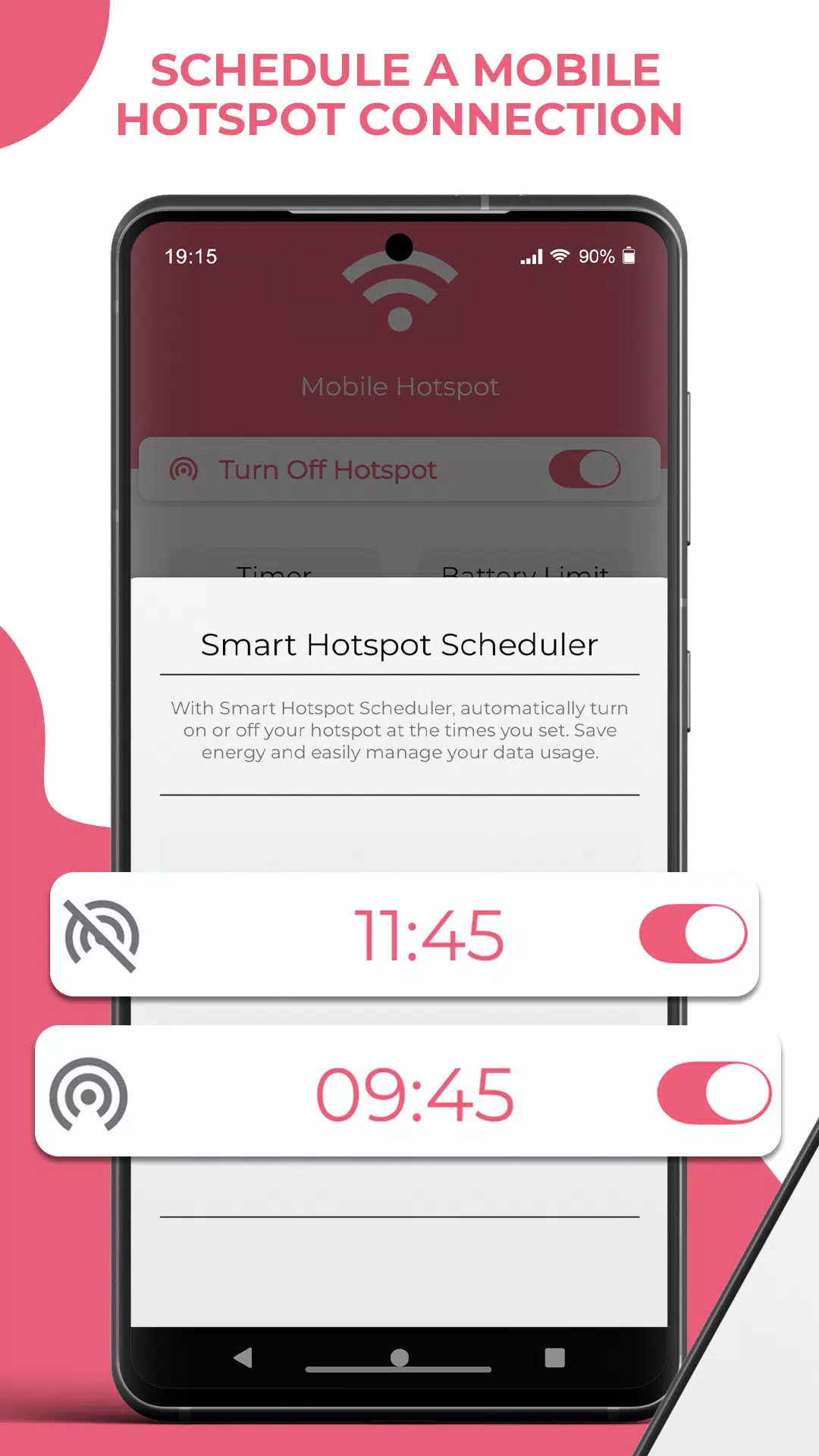 Mobile Hotspot Screenshots
