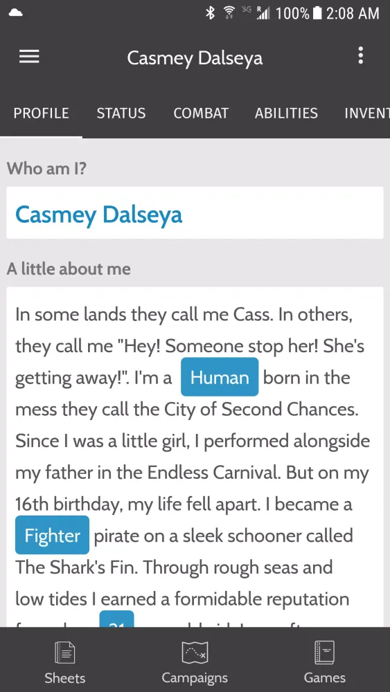 Tome Screenshots