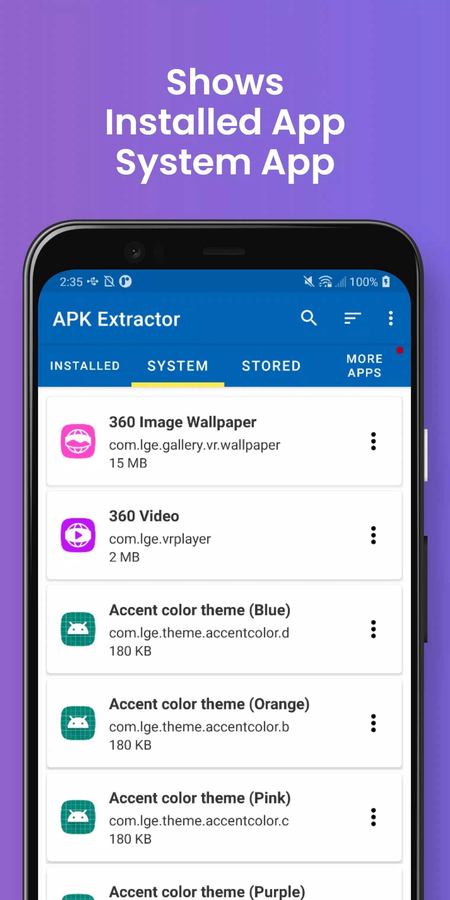 APK Extractor Screenshots