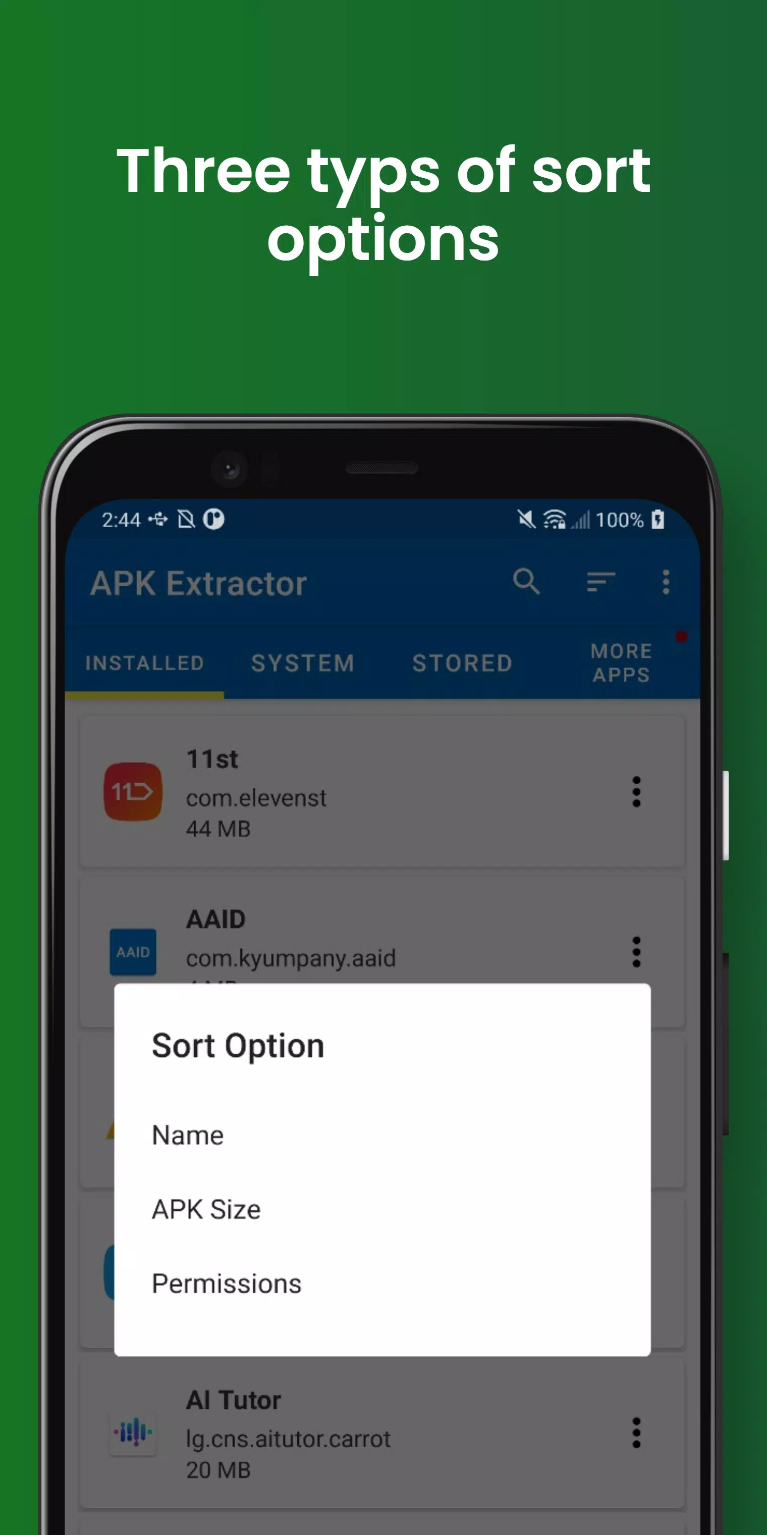 APK Extractor Screenshots