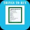Things to Buy