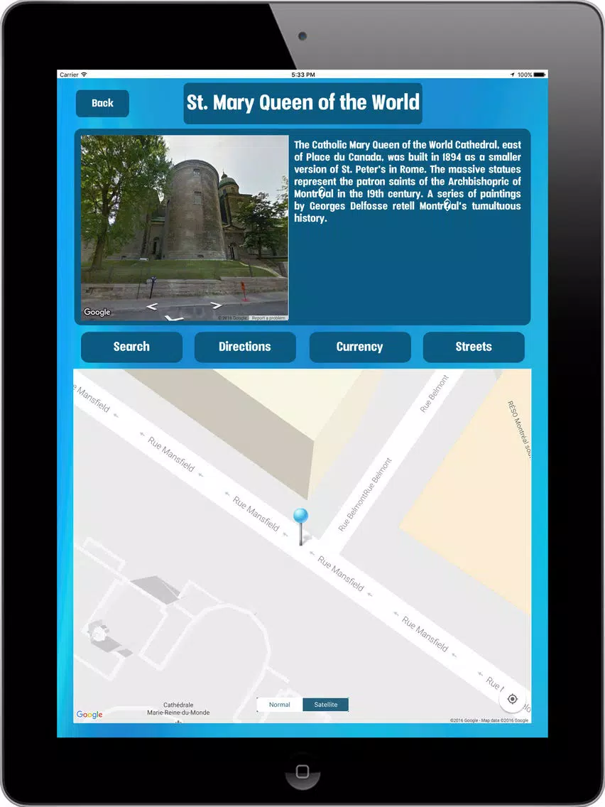Montreal Canada, Tourist Attractions around City iPad Screenshots