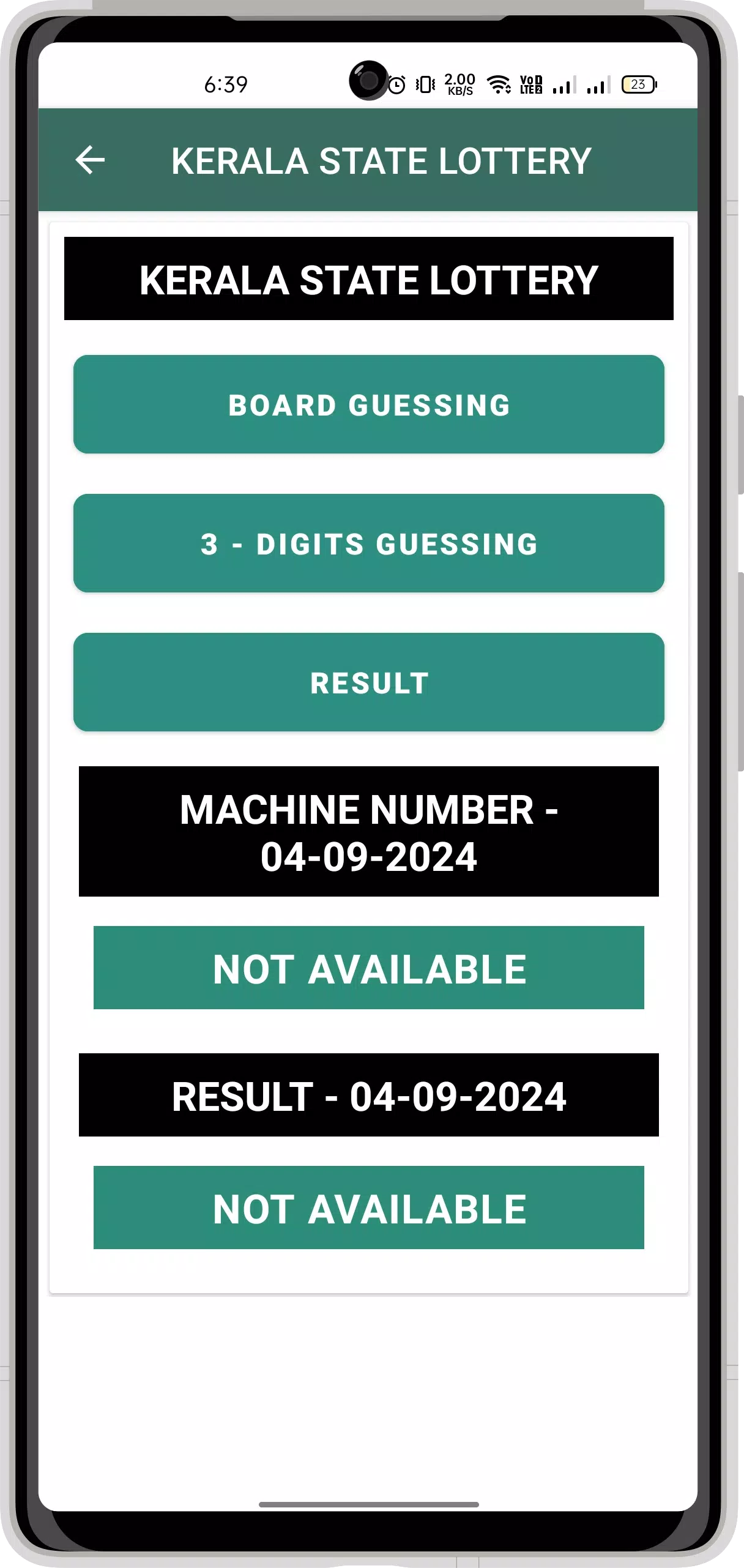 Kerala Lottery Guessing 100 Screenshots
