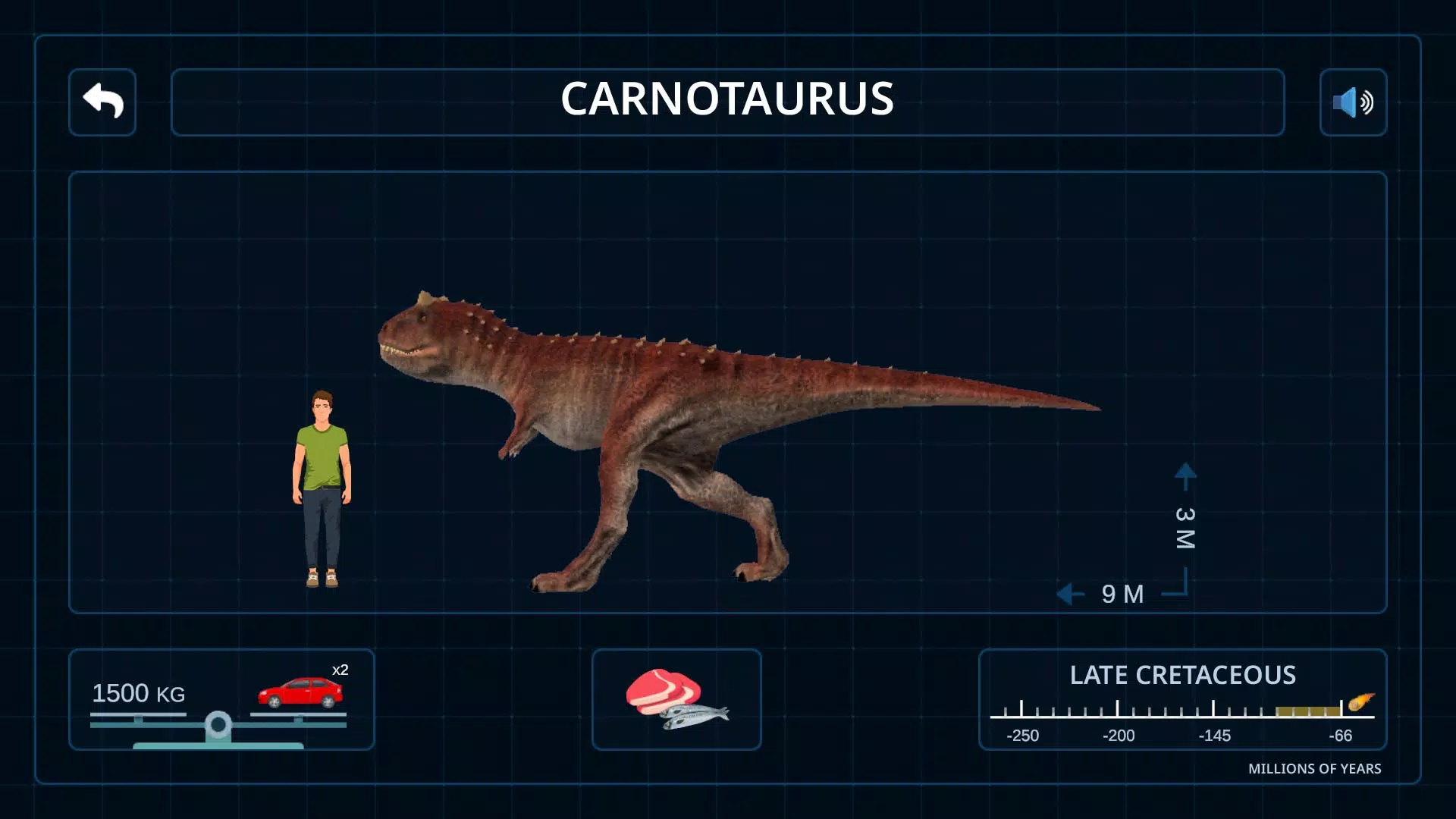 Dinosaur VR Educational Game Screenshots