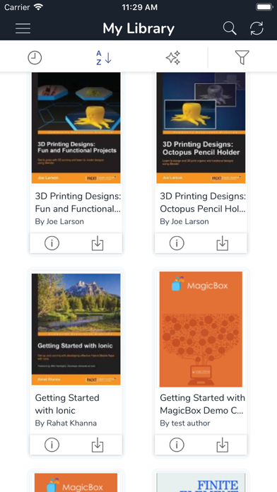 Knimbus eBook Reader Screenshots