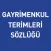 Gayrimenkul Terimleri Sözlüğü