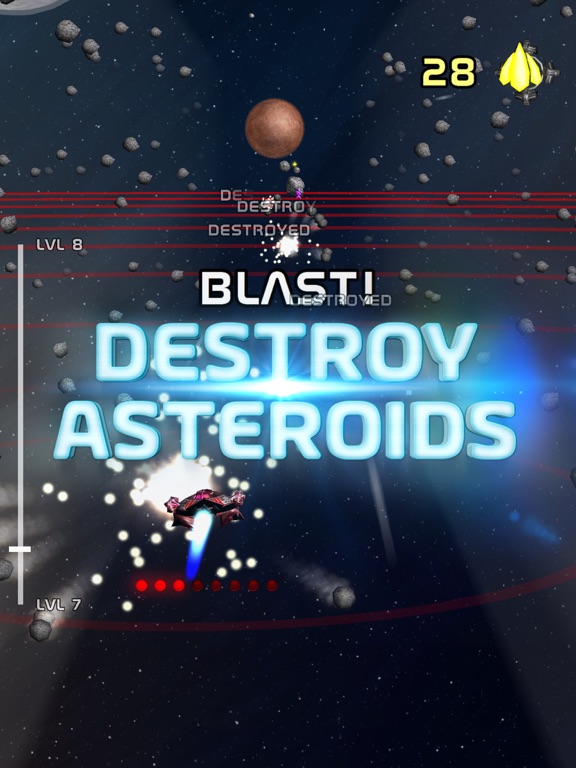 Asteroid Crash iPad  スクリーンショット