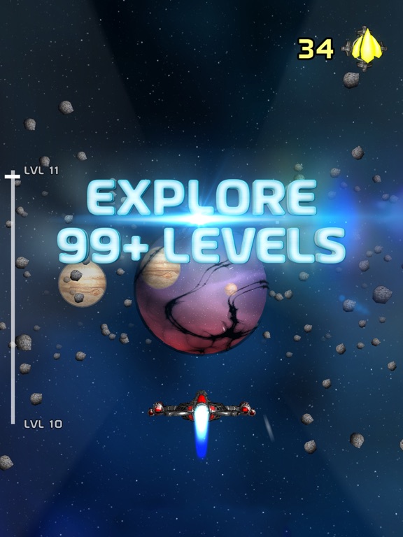 Asteroid Crash iPad  スクリーンショット