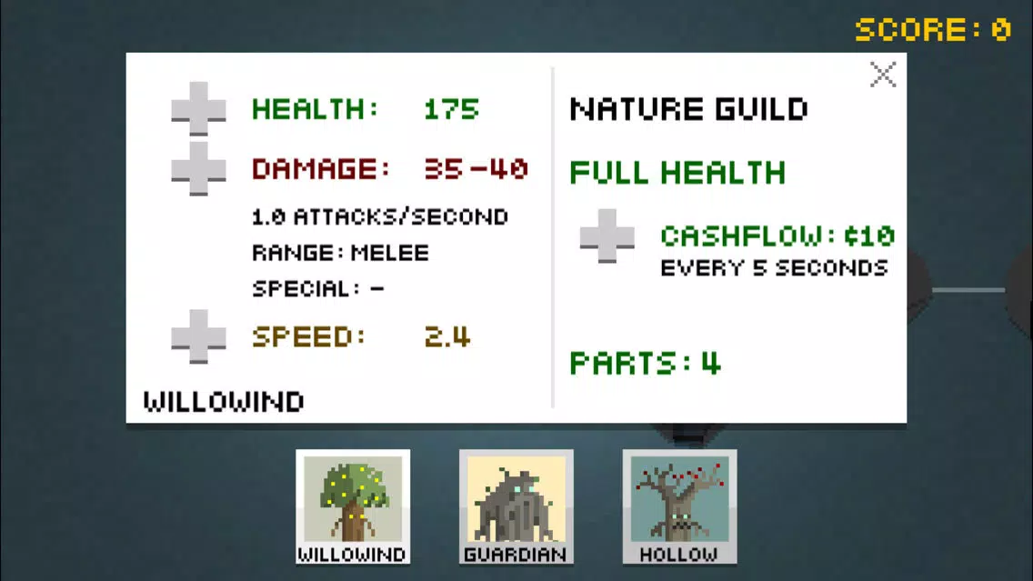Pixel Warrior: castle defence and roguelike hybrid Screenshots