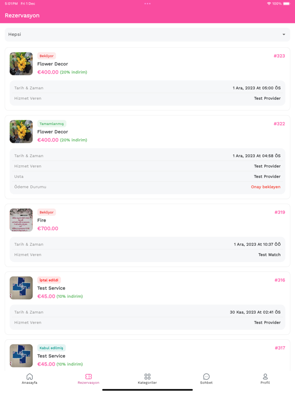 Kolay Gelsin User iPad Screenshots