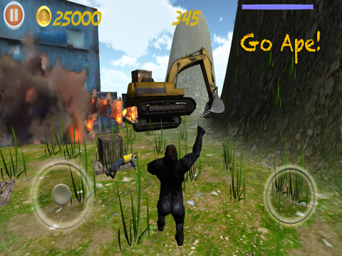 Capturas de pantalla de Animal Rampage - 3D Simulator Crazy Frenzy Insane Ridiculous Rage iPad 
