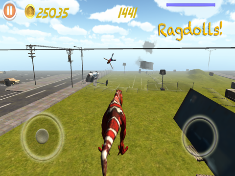 Capturas de pantalla de Animal Rampage - 3D Simulator Crazy Frenzy Insane Ridiculous Rage iPad 