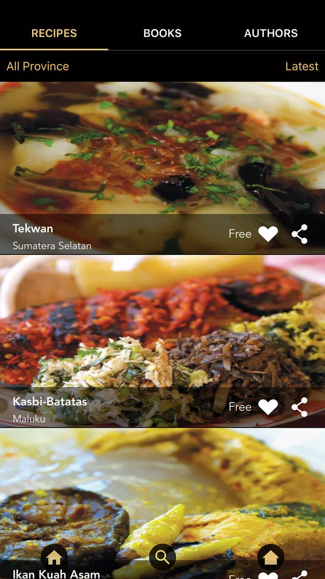 Kompas Recipes Screenshots