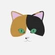 Lisa the Calico Cat Stickers Lisa the Calico Cat Stickers