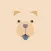 Peach the Chow Chow Stickers
