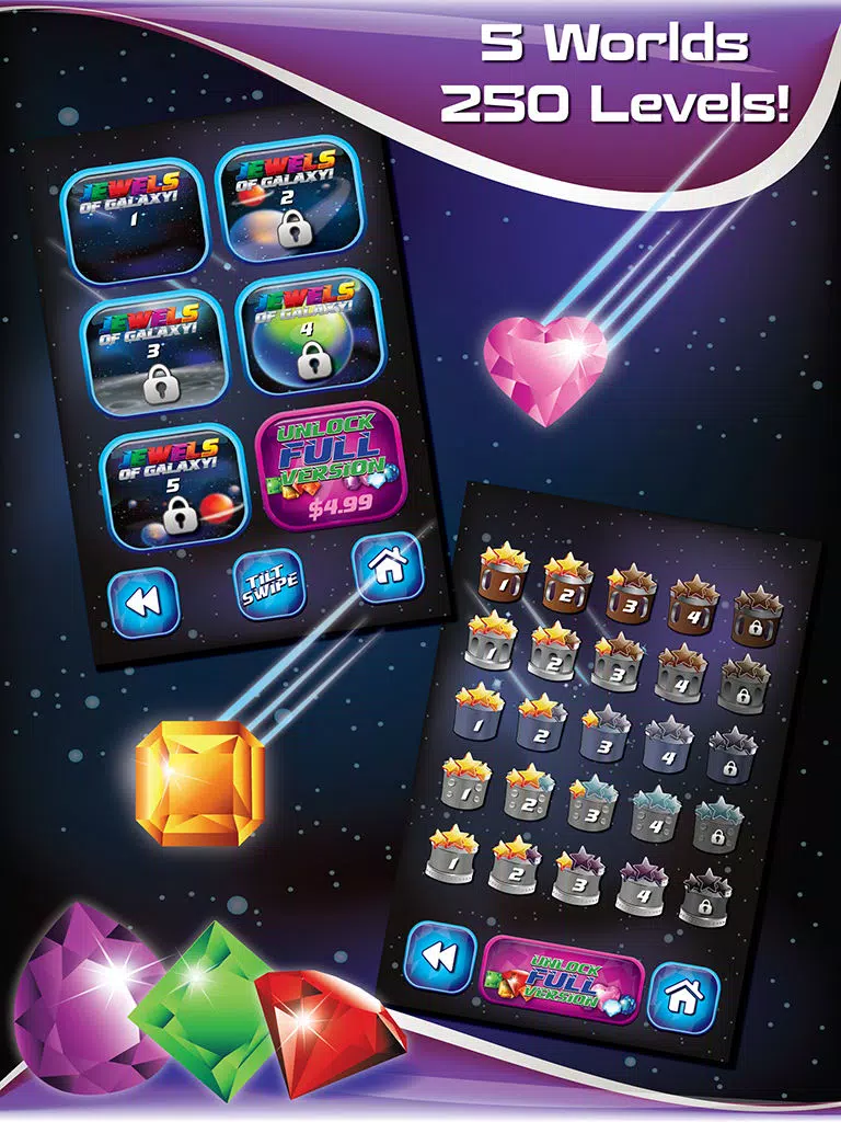 Jewels of the Galaxy Pro iPad Screenshots