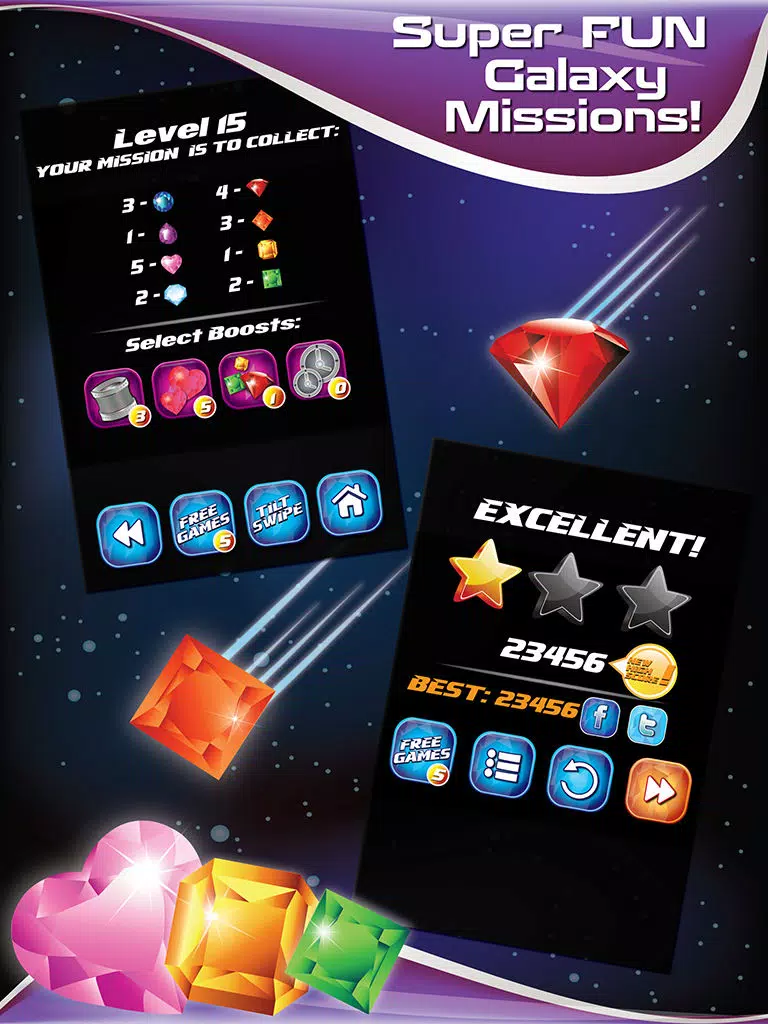 Jewels of the Galaxy Pro iPad Screenshots