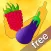 Shape Puzzle Fruits and Veggies