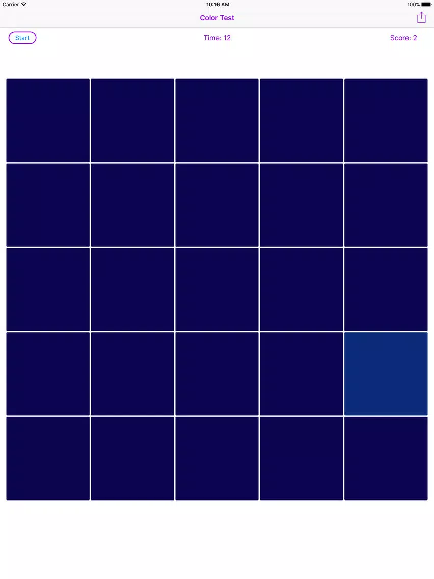 Color test - Test your eyes - color game iPad Screenshots