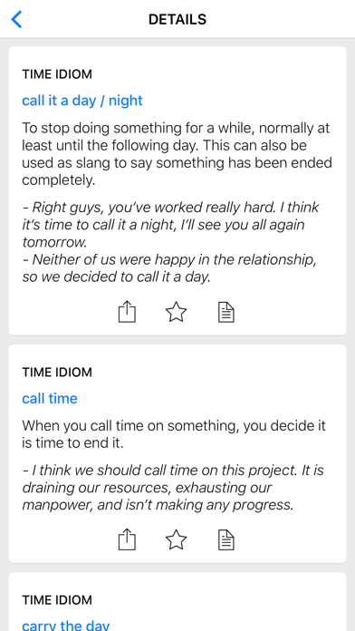 Legal & Time idioms Screenshots