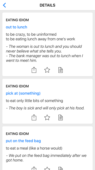 Number & Food idioms Screenshots