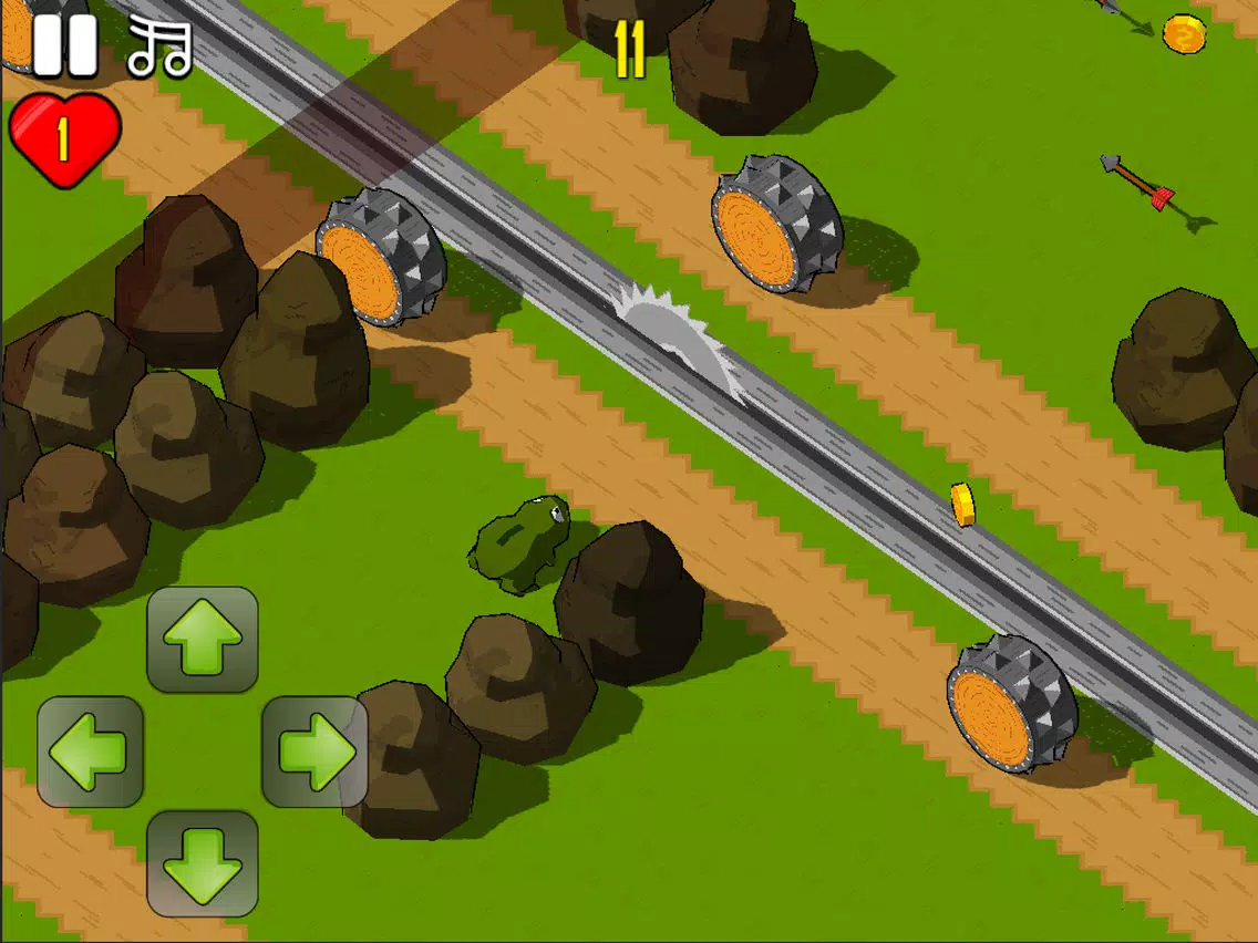 Captures d'écran de Crossy Hopper - The Endless Jungle iPad 
