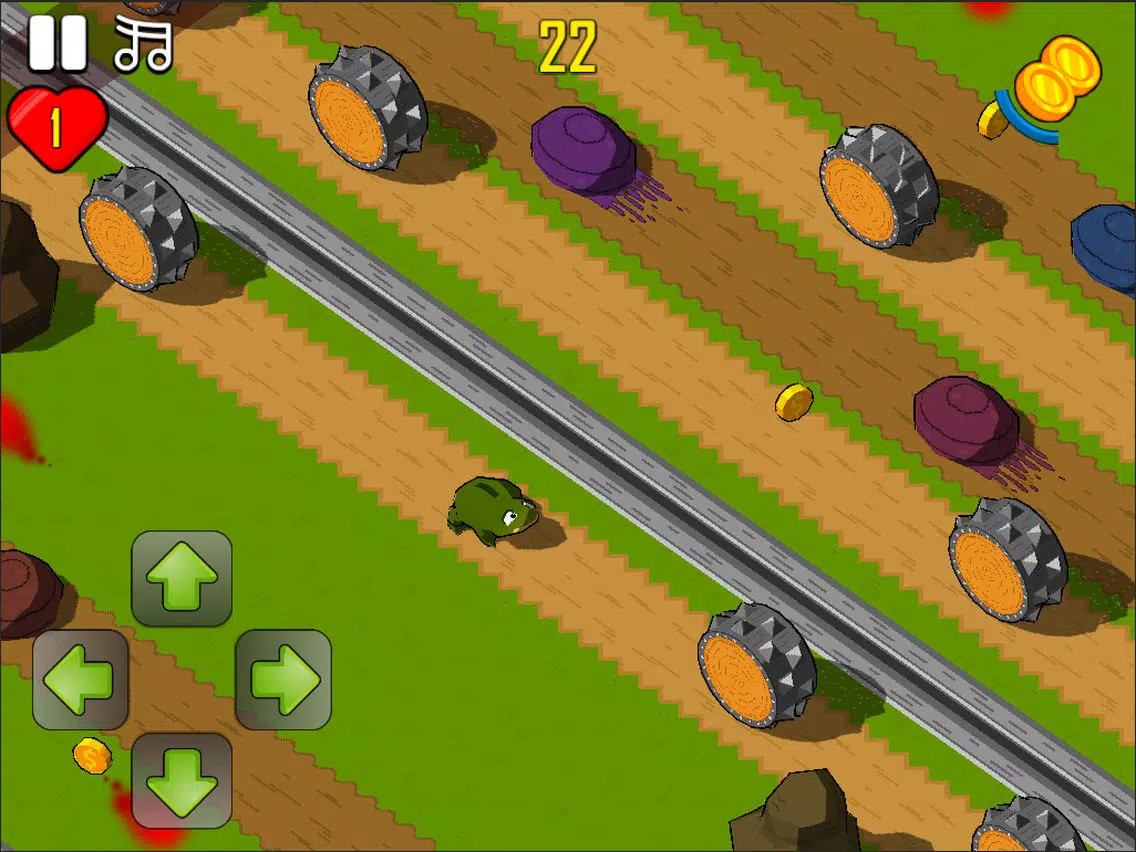 Captures d'écran de Crossy Hopper - The Endless Jungle iPad 