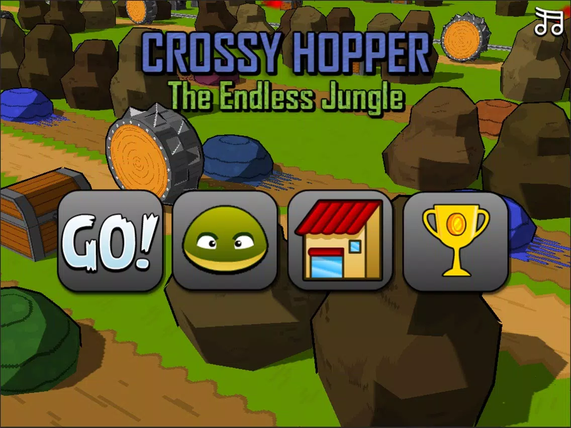 Captures d'écran de Crossy Hopper - The Endless Jungle iPad 