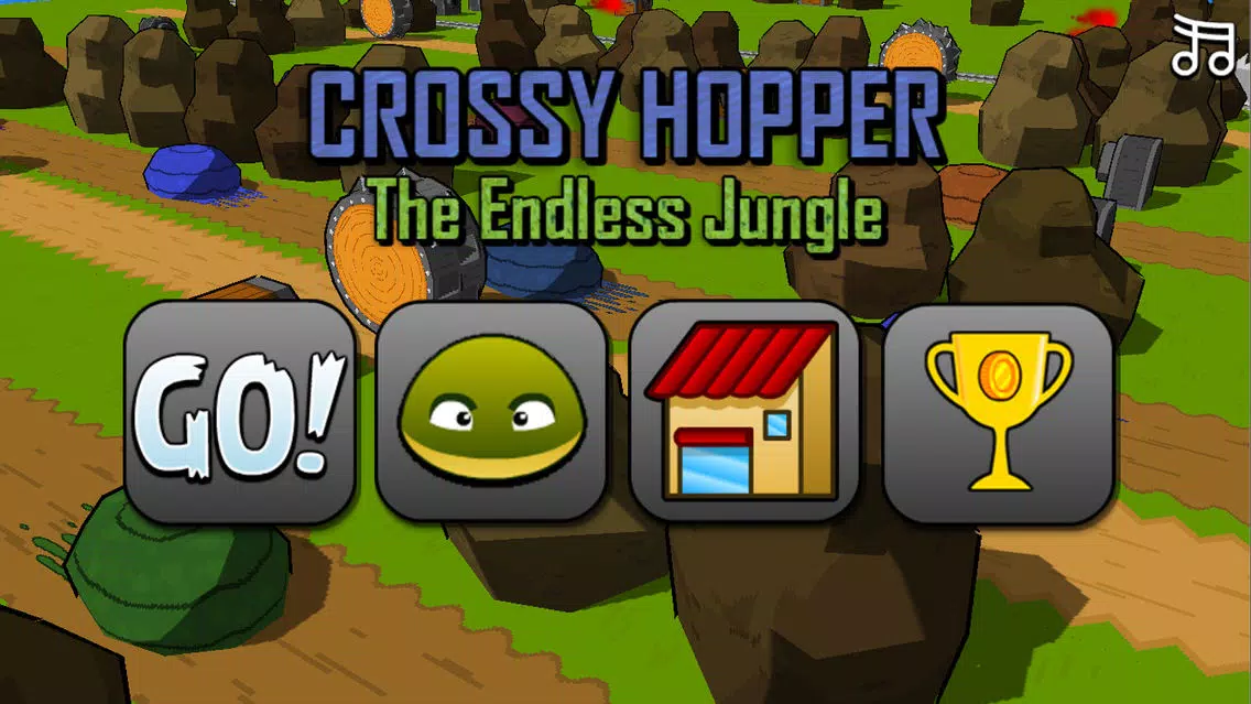 Captures d'écran de Crossy Hopper - The Endless Jungle